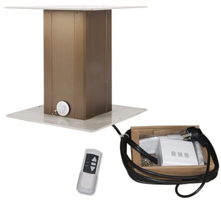 Élévateur de table basse électrique, ajuste automatiquement la hauteur/fonction de détection intelligente du corps humain anti-pincement, adapté à la table de finition familiale,46-Type-A