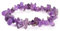 HavenSchmiede Chakra Armband echte Steine aus Amethyst-Splittern | Splitterarmband | 100% echter Naturstein | Kronen - Chakra Armband | Für den Alltag, Meditation & Yoga
