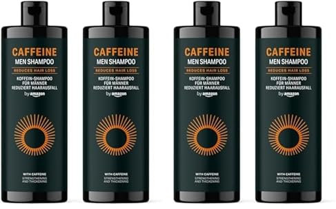 by Amazon Herrenshampoo mit Koffein, 2 x 400 ml (Packung mit 2)