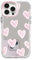 NITITOP Kompatibel mit iPhone 13 Pro Max Hülle Niedliche Spiegel Liebe Herz Glitzernd Muster Mädchen Frau Rosa Design der Linsenblende Design Stoßfeste Glänzende Handyhülle - Rosa Liebe Herz