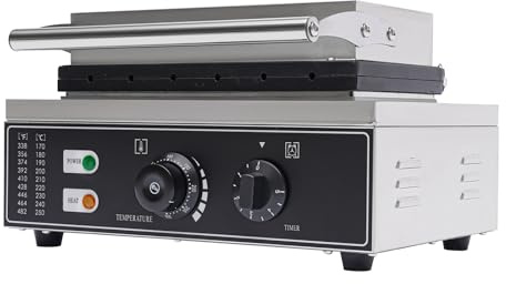 Hot Dog Maker Avec Mixer Brosse 1500w Hot Dog Gaufrier 6 Hot Dogs Pour Toutes Sortes De Hot Dogs Gaufres Pour Boulangeries Restaurants Kiosques Snack Bars (Argent)