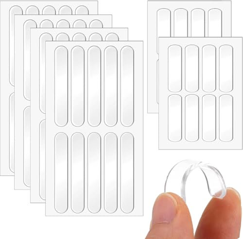 PNPGDYK Gommini Adesivi, 56 Pezzi Silicone Gommini di Protezione Antiscivolo, Gommini Paracolpi Trasparente per Porte, Mobili, Laptop, Cassetti, Armadiett, 2 Stili