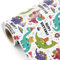 WRAPAHOLIC Dinosaurier-Geschenkpapier – Mini-Rolle – 43,2 cm x 5,2 m – Happy Birthday Geschenkpapier perfekt für Kinder, Mädchen, Jungen, Babypartys, Dino-Liebhaber