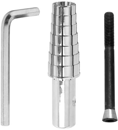 SANTUO 3pcs Ring Stretcher Tool Kit 7-14 Expanding Ring Mandrel with Hex Allen Key Steel Ring Heavy Duty Ring Stretcher Tool for Ring Turning and Ring Making