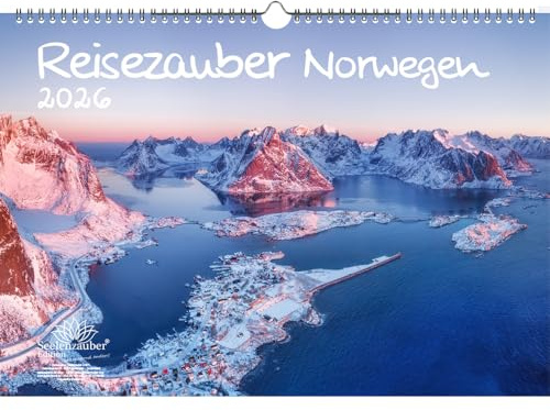 Reisezauber Norwegen DIN A3 Kalender für 2026 Oslo Stadt Reise Land Urlaub - Seelenzauber