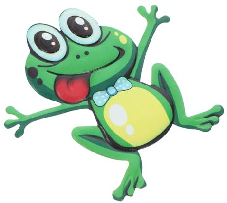 OSALADI Frosch Wandbehang Aus Eisen Wetterfest Für Innen Und Außen Wanddeko Froschzimmerdekoration Lustige Wandkunst Skulptur