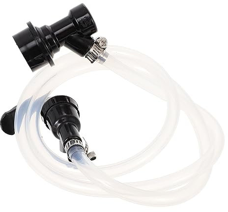 VALICLUD Ball Lock Zapfanlage Für Zuhause Zapfschlauch Kugelverriegelung Und Edelstahl-Clips Für Heimgebraute Und Grillpartys