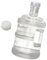 Amagogo Water Container with Lid and Handle Bucket Water Dispenser Bottle for Camping Picnic, 7.5L