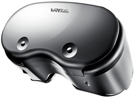 Virtual Reality Goggles,Clear Virtual Reality Headset For Mobile Games & Movies - VR Goggles Helmet Support Any Cell Phones 5'' To 7'' Large Screen