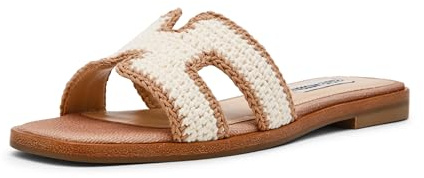 Steve Madden Damen Hadyn, Hellbraun/mehrfarbig, 8.5