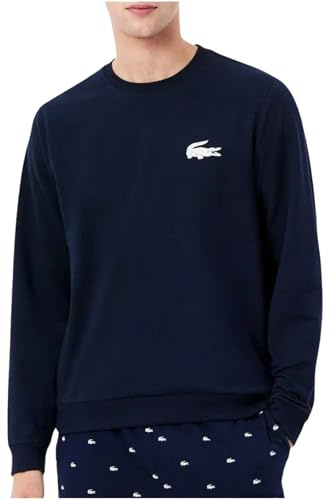 Lacoste Fleece Lounge Pullover Herren SH9462, Farbe:Blau 525, Textil:XL