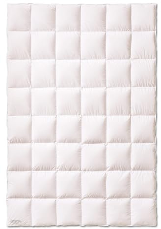 Kauffmann Gänsedaunenbettdecke Weidegans Limited Edition Medium, 100% weiße Neue Gänsedaunen Klasse 1, Daunendecke, Gänsedaunen (135 x 200 cm)