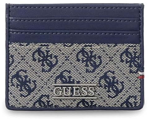 GUESS Kartenhalter Boston Card Holder Sand Blue dunkelblau