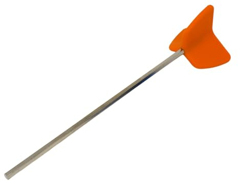 Miscelatore per trapano in silicone, facile da pulire, antiaderente, per vernice, cemento epossidico, malta e ri, arancione