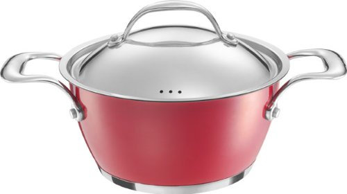 Bialetti Aeternum Corallo Casseruola 2 Manici cm 20 Senza Coperchio