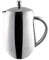 Café Ole Cafetière à double paroi et côtés droits - Effet miroir - 8 Tasses, 1 Litre