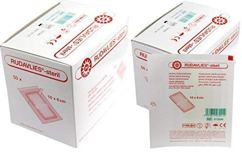 Rudavlies steril Wundschnellverband 100 Stück, 10 x 6 cm.