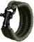 The Friendly Swede Pulsera de Supervivencia Trilobite en Paracord - Tamaño Ajustable - 3 Tamaños Disponibles - GARANTÍA DE por Vida (Verde, L/XL)