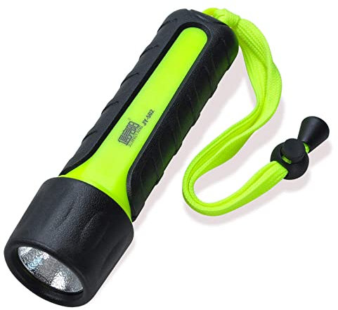Lychee Linterna LED de Mano Resistente al Agua,Linterna submarina,Perfecta para Ciclismo,Camping, Montañismo,Senderismo,Pesca nocturna, Mantenimiento nocturno (300 lm)