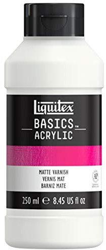 Liquitex BASICS Matte Varnish, 250ml (8.4oz) Bottle