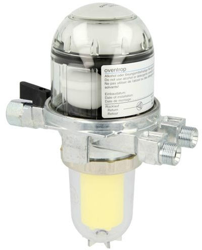 Oventrop Filtre à fioul et purgeur Toc-Duo-3 avec dispositif d'arrêt et filtre Siku