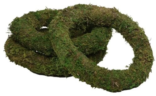 Green Moss Wreath Making Ring x 23cm