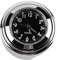 PiniceCore wasserdichte 22/25 mm Motorrad-Lenkerhalterung Zifferblatt Uhr für Harley (schwarz)