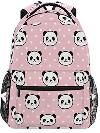 ATTX Panda Rucksack für Jungen Mädchen Schule Büchertasche