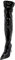 Only maker Damen Overknees Stretch Stiefel Stiletto Absatz Lack Optik Schwarz 37 EU