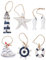 ABOOFAN 6pcs mediterranean pendant Hanging Pendant nautical marine Decorations Small Nautical Hanging Decorations Mediterranean Hanging Ornament home decor Fashion resin seaside mural