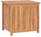 vidaXL Teak Massiv Gartenbox Aufbewahrungsbox Auflagenbox Kissenbox Gartentruhe Auflagentruhe Truhe Holztruhe Truhenbank Bank 60x50x58cm