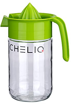 CHELIQ Zitronen- und Zitruspresse, 660 ml, Grün