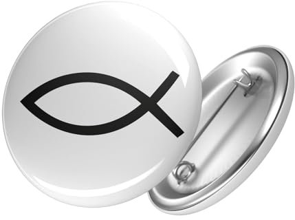 Huuraa Button Fische Symbol Geschenk