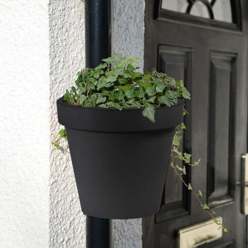 TRTO Drain Pipe Flower Pot Holder Plant Hanger Flower Basket Balcony Garden Planter (1Pcs)