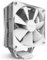 NZXT T120 Air Cooler - RC-TN120-W1 - CPU Luftkühler - 120mm PWM Lüfter - Direktkontakt Technologie- 4 Kupfer-Heatpipes - Optional 2 Lüfter möglich - passend für Intel und AMD Sockel - Weiß