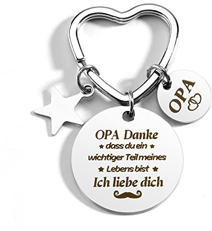 Opa Geschenke Geburtstag Schlüsselanhänger Geschenk Für Opa Geschenke Für Männer Geschenke VatertagsGeschenk Personalisierte Geschenke Männer Dankeschön Geschenke Opa Geschenke Von Enkel Enkelin