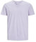 JACK & JONES Camiseta básica de Hombre Cuello en V, Manga Corta, de algodón, con Botones JJESPLIT, Color:Rosa, Size:M