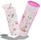 IZY Trinkflasche Kinder - Wasserflasche für Kinder 350ml - Doppelwandige Wasserflasche für die Schule - Trinkflasche mit Strohhalm (Pink Flamingo)