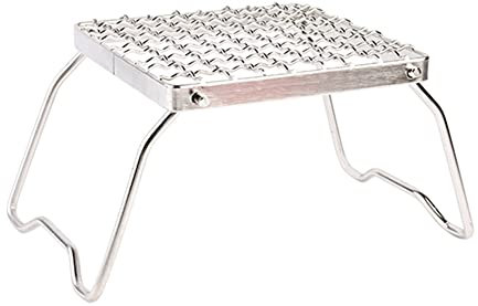 Fxndknjks Soporte de cabeza de estufa de acero inoxidable para exteriores, 3 unidades, rejilla para estufa, rejilla para ollas, rejilla para parrilla