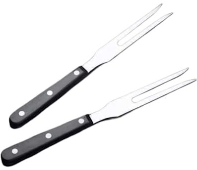 2 PCS Tenedor para Trinchar,Tenedor de Barbacoa de Acero Inoxidable,Tenedor de Acero Inoxidable Barbacoa,Tenedor de Carne Acero Inoxidable