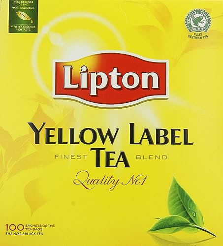 Yellow Label Tea Box of 100 Tea Bags by UnileverLipton (4)