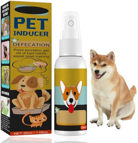 Dog Potty Training Spray,Pet Potty Training Spray,Pet Defecation Inducer,Pu-Ppy Toilet Training Spray,Pet Toilet Location Sprayer for Dog,Dog Toilet Training,Dog Behaviour Corrector for Pet Toilet