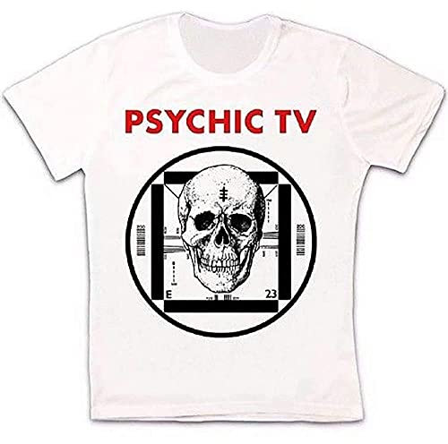 Psychic Tv Force The Hand of Chance Post Punk Retro Vintage T-Shirt 1738 White WhiteL