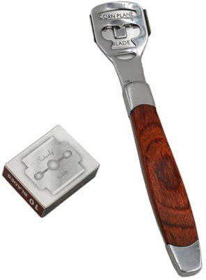 Gogogmee 1juego Herramientas De Cuero Mango De Madera y Cuchillas Para Corte y Rebaje De Piel Para Manualidades Casa y Tienda