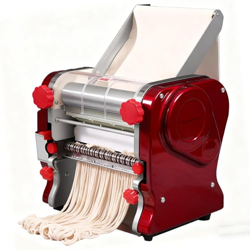 XINGYUEXUAN Electric Pasta Maker Machine Dough Roller Pressing Machine for Noodle Spaghetti with 2mm/6mm Dual Use Noodle Cutter