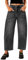 Vetinee Jean Noir Femme Jeans Baggy Femme Noir Décoloré Taille XXL : pour Les Tailles EU 50 à 52