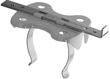 Merveille - Lot de 2 Supports Maxi GR pour Tablette Radiateur Fonte 4 à 6 Colonnes - Fixation sans Perçage - pour Étagère Radiateur de 20 à 25 cm de Large - Fabrication Française