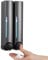 Dispenser Sapone Bagno Muro | Dispenser Sapone Doccia 380 ML | Dispenser Shampoo E Bagnoschiuma,Set Da 2 Dosatore Sapone Bagno,A Prova Di Perdite, Adatto Per Shampoo, Gel Doccia, Sapone(Grigio)