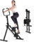 Leikefitness Treppenstepper für das Fitnessstudio zu Hause, vertikale Klettermaschine für Ganzkörpertraining, faltbarer Cardio-Stepper mit verstellbarem Griff und Trittflächen für Damen und Herren