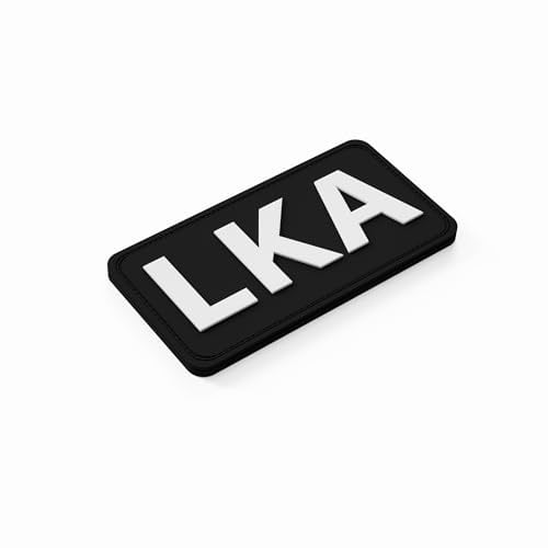 Patch Force - LKA Rubber Patch als Abzeichen für Polizeiuniform, Polizeiweste, Einsatztasche, Jacke oder Rucksack - Polizei Ausrüstung